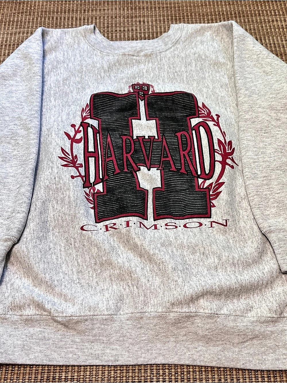 Vintage Harvard Crimson Heavyweight Sweatshirt Size XL